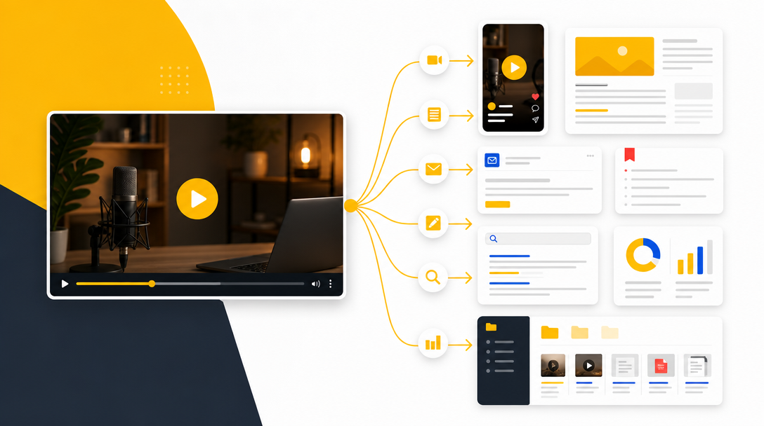 Seven business benefits created from one useful expert recording.